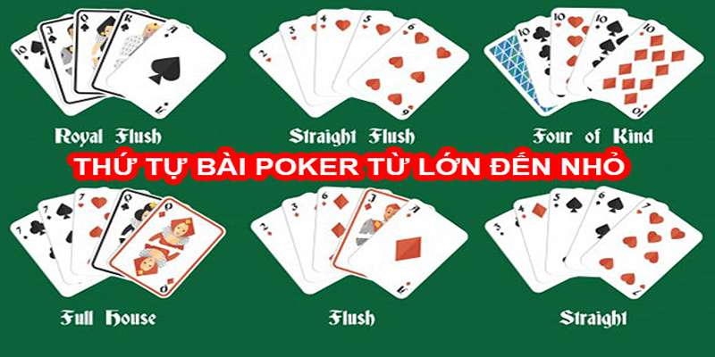 VN88_Thứ Tự Bài Mạnh Trong Poker Người Chơi Cần Nắm Rõ
